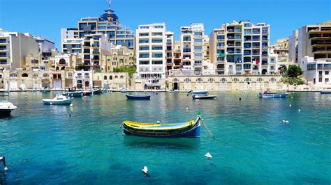 st julians bay malta youtube.